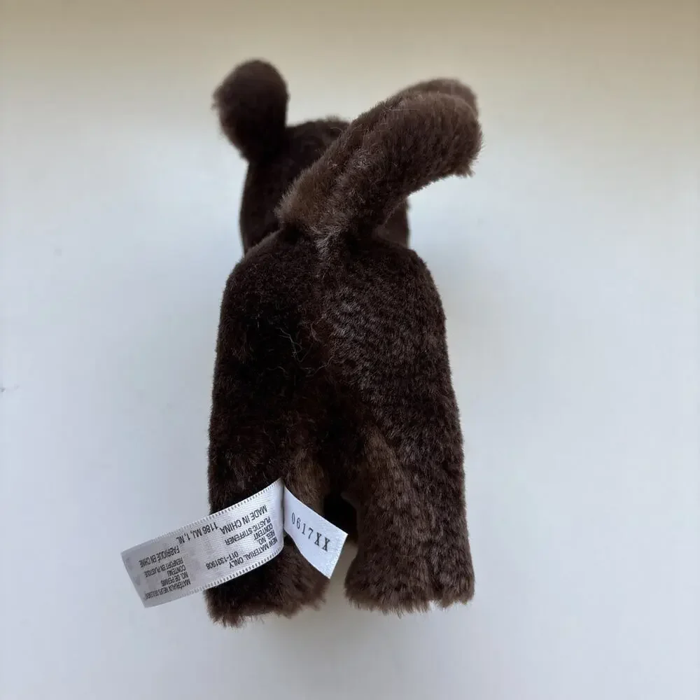 American Girl AG Doll Pet Dog Chocolate Lab Plush‎ Poseable Retired 2014
